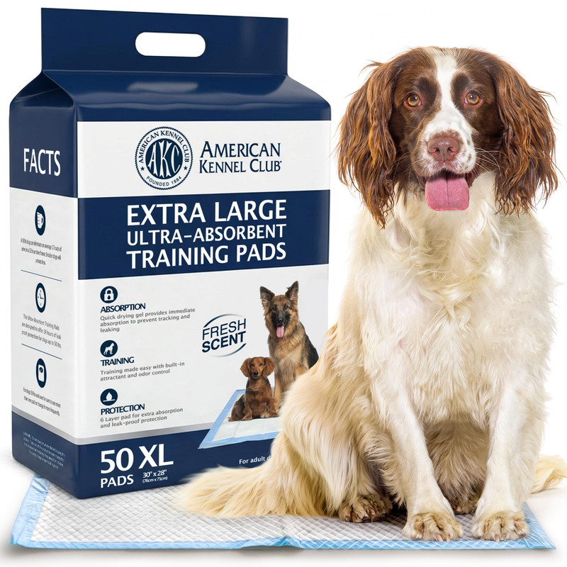 AKC XL Scented Puppy Training Pads 28x30 50 Count