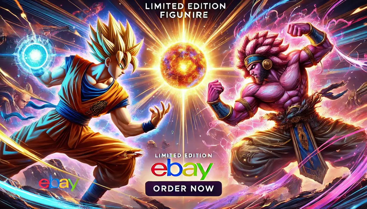 Figurine Dragon Ball DBZ Son Goku Vs Majin Boo 22 Cm PVC - édition Luxe, Neuf