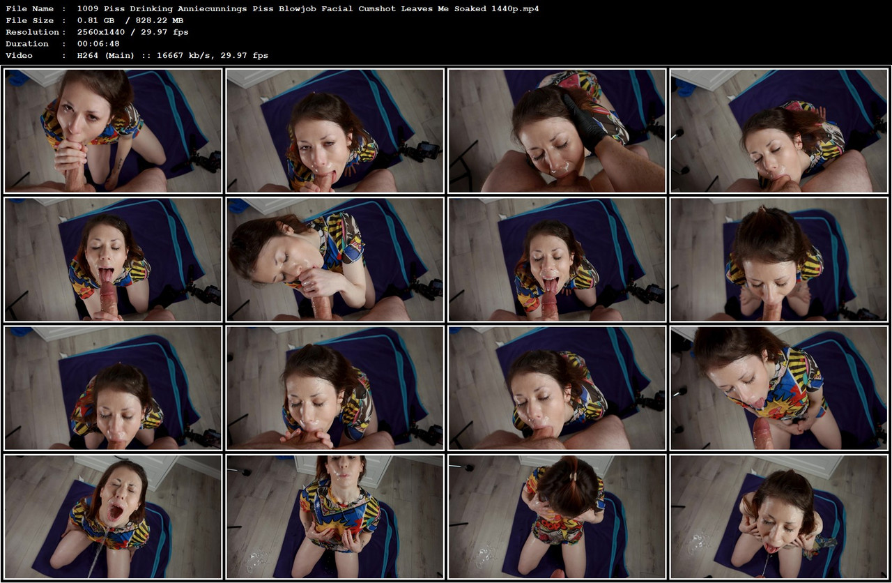 1009 Piss Drinking Anniecunnings Piss Blowjob Facial Cumshot Leaves Me Soaked 1440p mp4