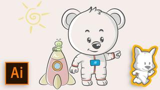 Adobe Illustrator for Children's Books Watercolor Style Adobe Illustrator for Children's Books Watercolor Style