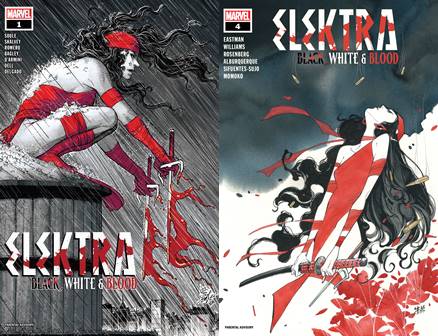 Elektra - Black, White & Blood #1-4 (2022) Complete
