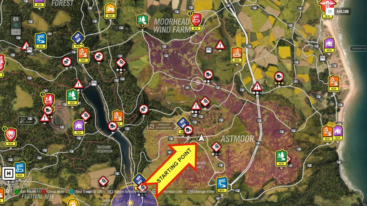 Forza Horizon 4 Bonus Board locations