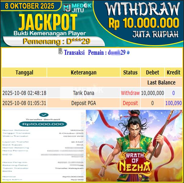 jackpot-slot-wrath-of-nezha-pragmatic-play-rp10000000--dibayar-lunas-di-medokjitu
