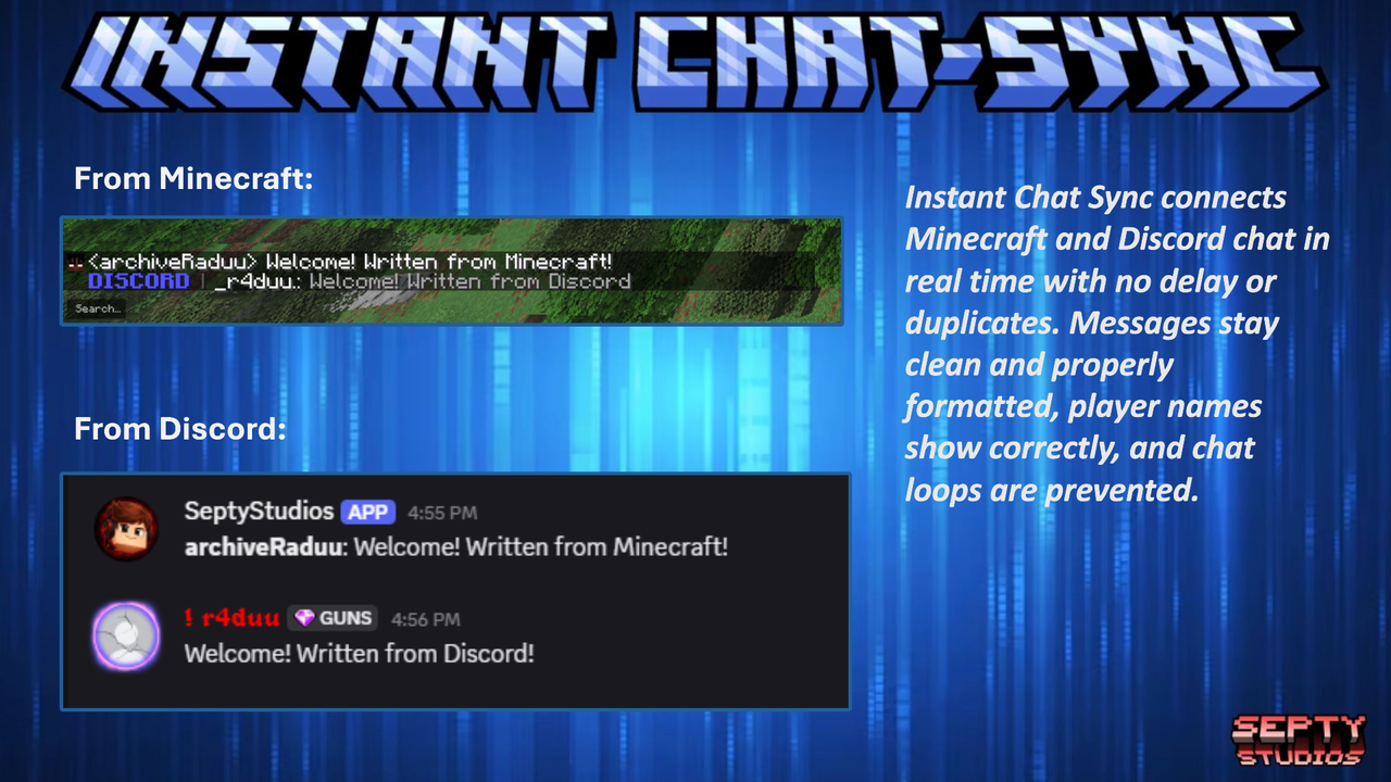 ST | MineCord | SpigotMC - High Performance Minecraft Software