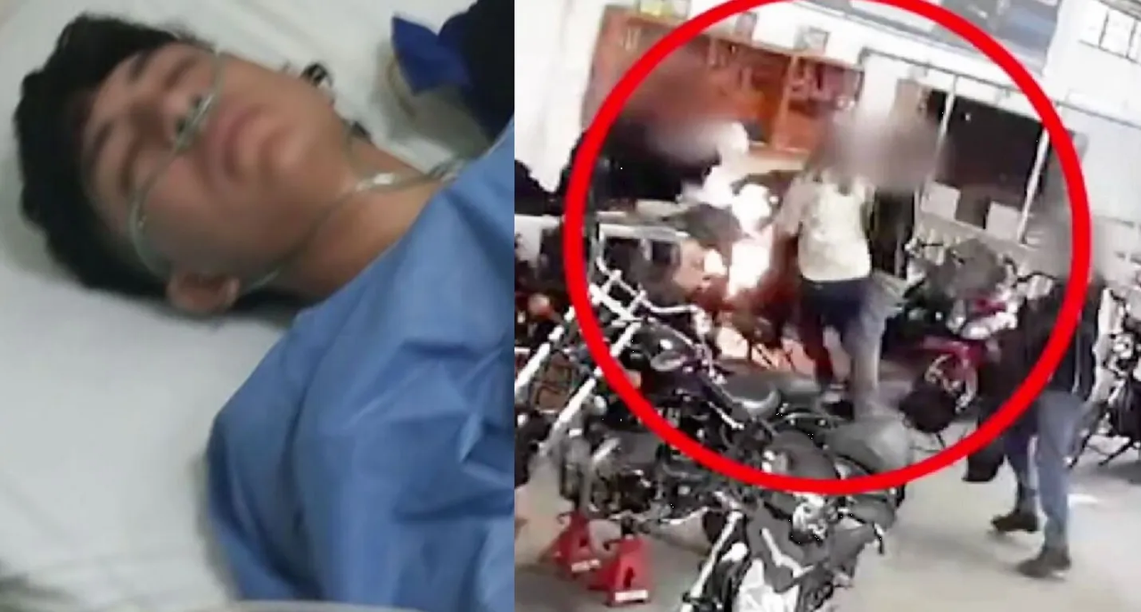 Revelan video de Cristian, joven casi quemado vivo por sus compañeros en Texcoco