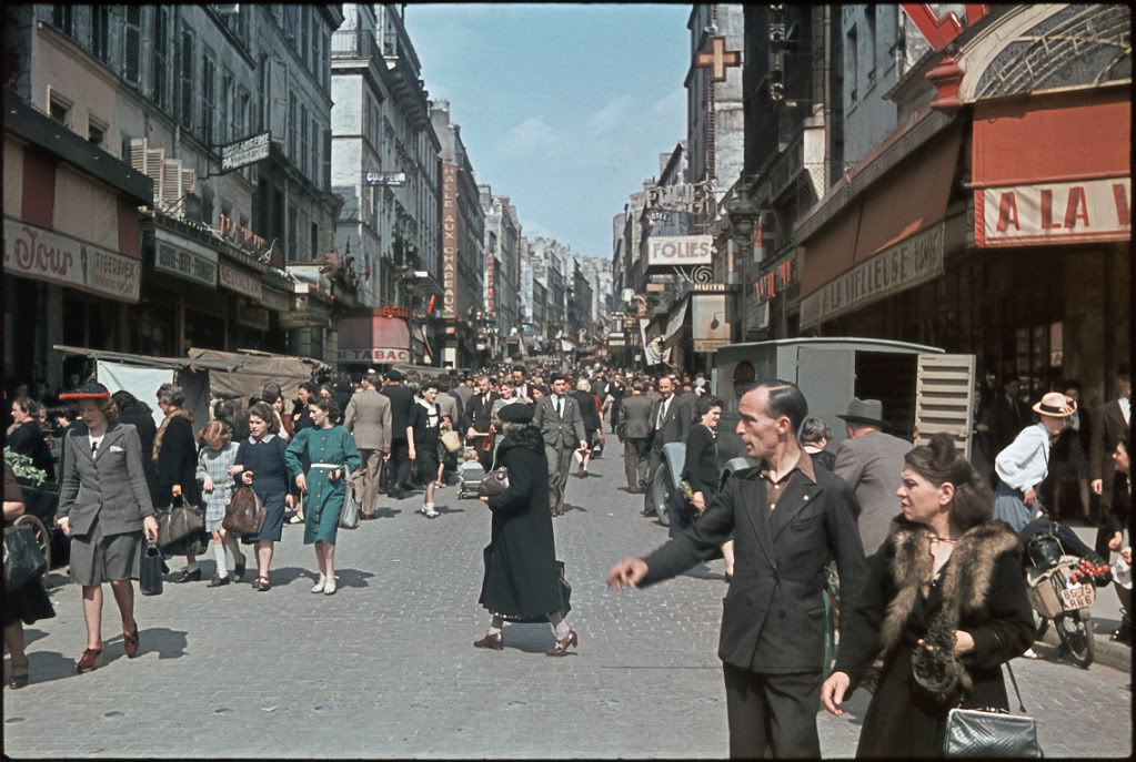 Rue de Belleville. 1944