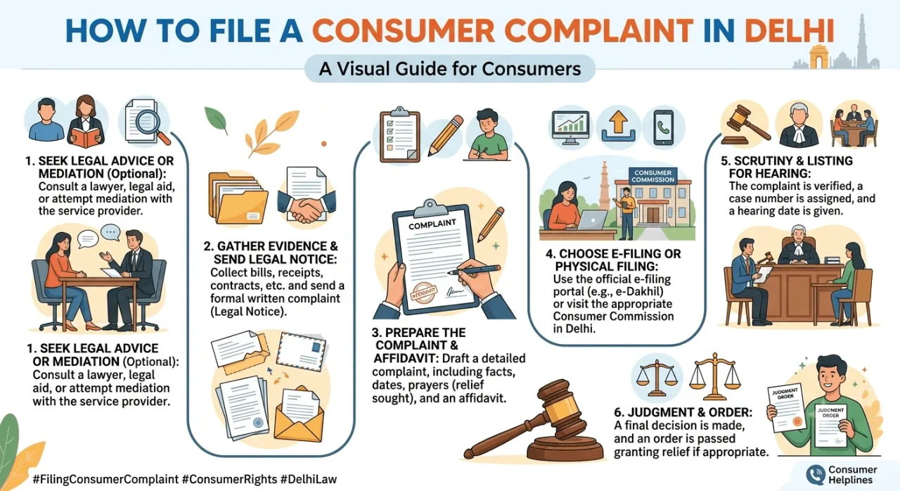 How to File a Consumer Complaint in Delhi