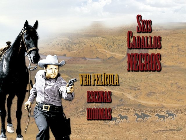 1 - Seis Caballos Negros [DVD5 Full][Pal][Cast/Ing][Sub:Cast][Western][1962]