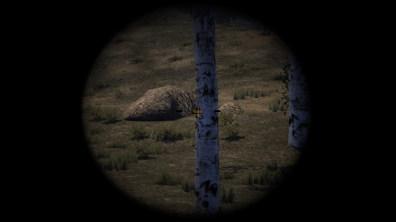 Глушитель и ACOG в прицеливании