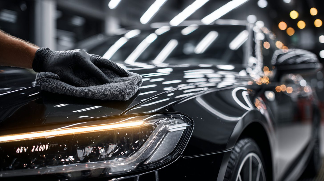 Уход за кузовом после полировки с нанесением защитного слоя