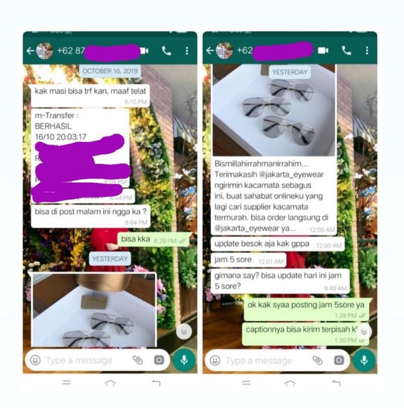 Mulan Jameela mengunggah Instagram story soal endorse kacamata GUCCI.