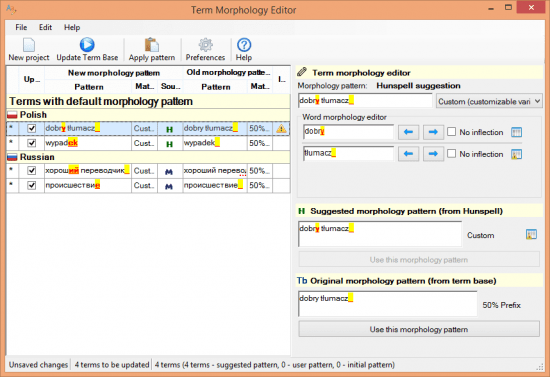 TransTools Term Morphology Editor 1.0.11.0