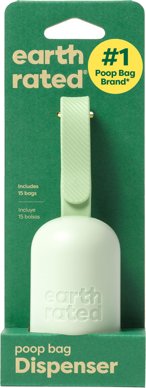 Earth Rated Dog Poop Bag Holder with Starter Roll