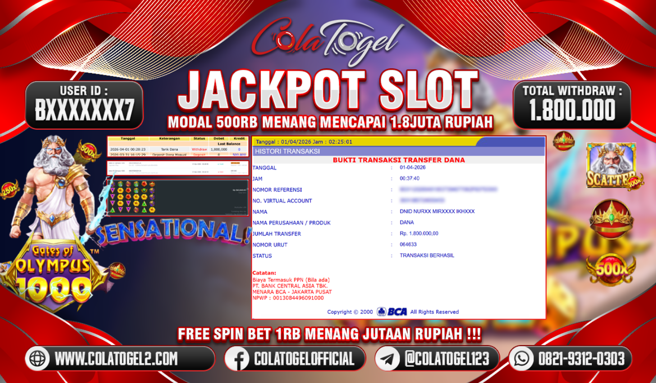 JACKPOT SLOT GACORR!!