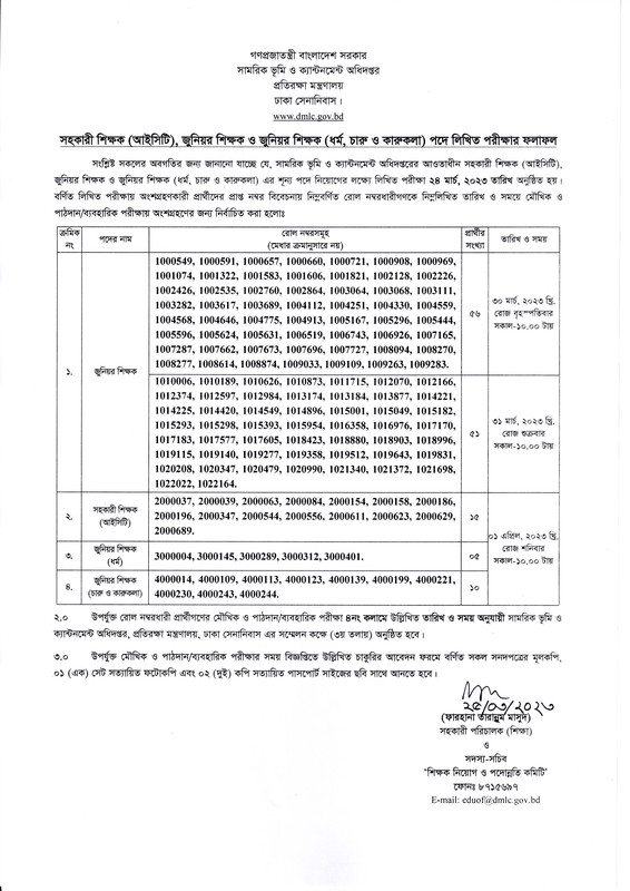 DMLC-Written-Exam-Result-2023