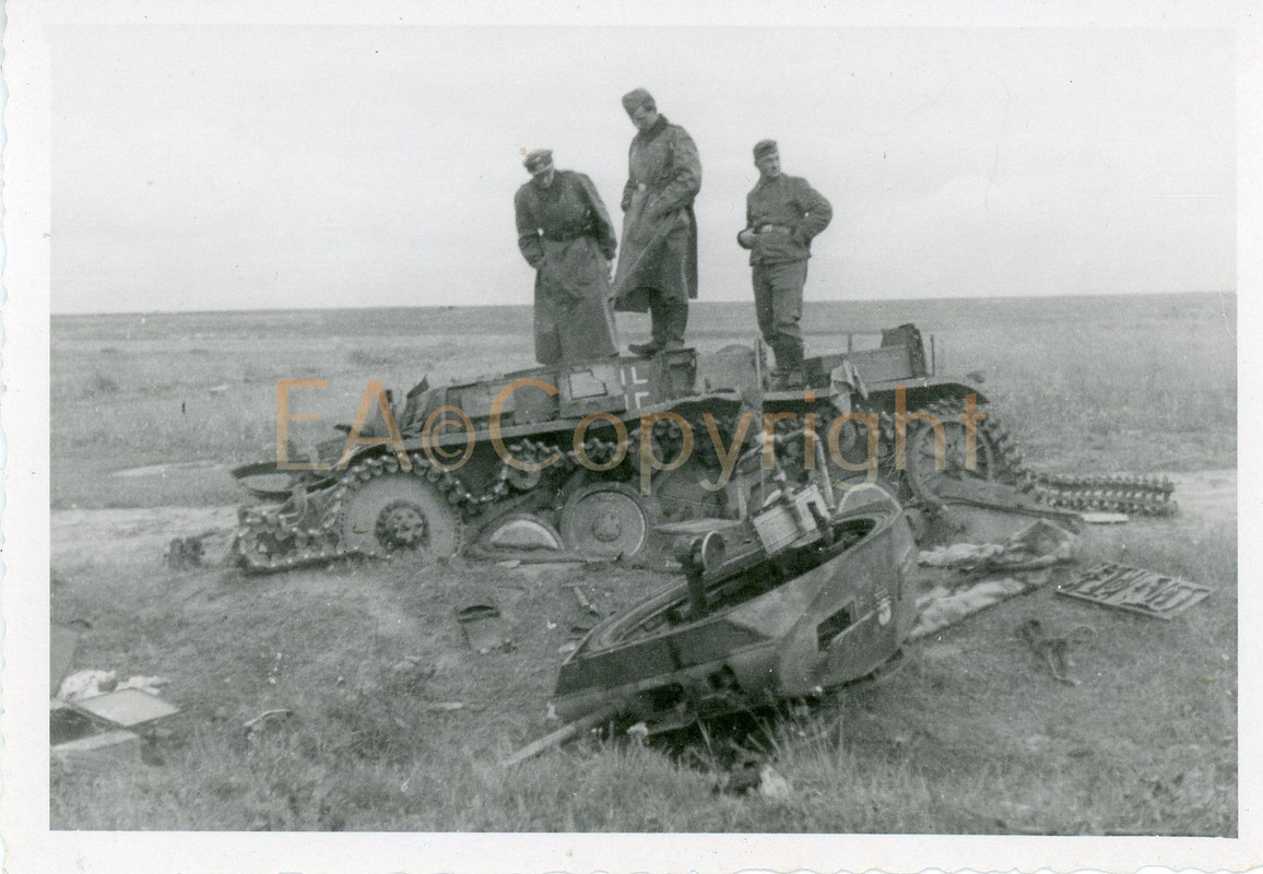 Panzer II Tank Kämpfe Russland 18. Panzerdivision Wappen Kennzeichen