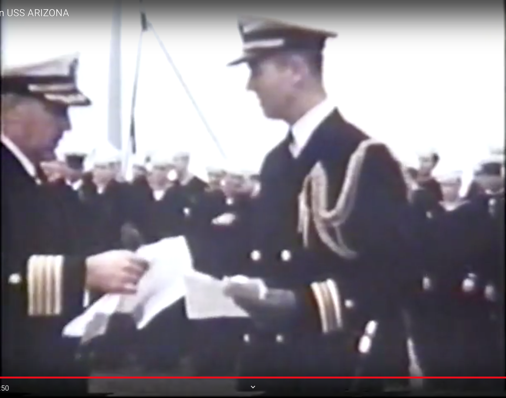 Capt. Harold Train and Cmdr. Samuel Johnson