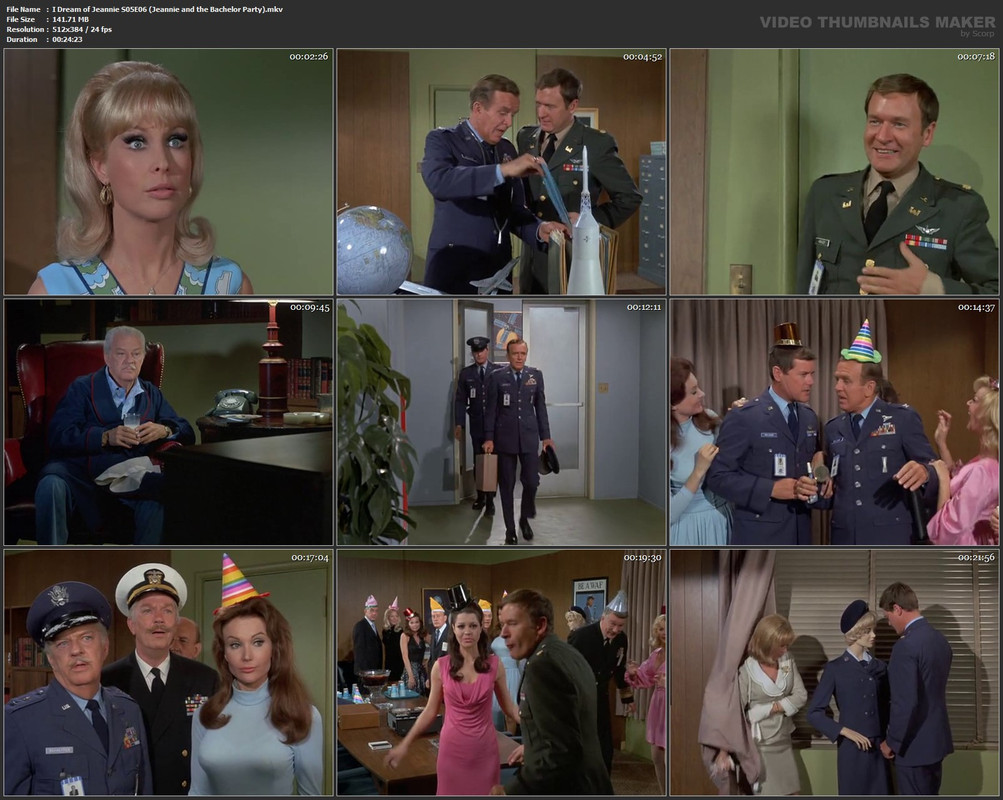 I Dream of Jeannie S05E06 (Jeannie and the Bachelor Party).mkv
