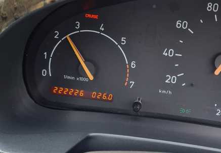 Saab bijna mooie km stand