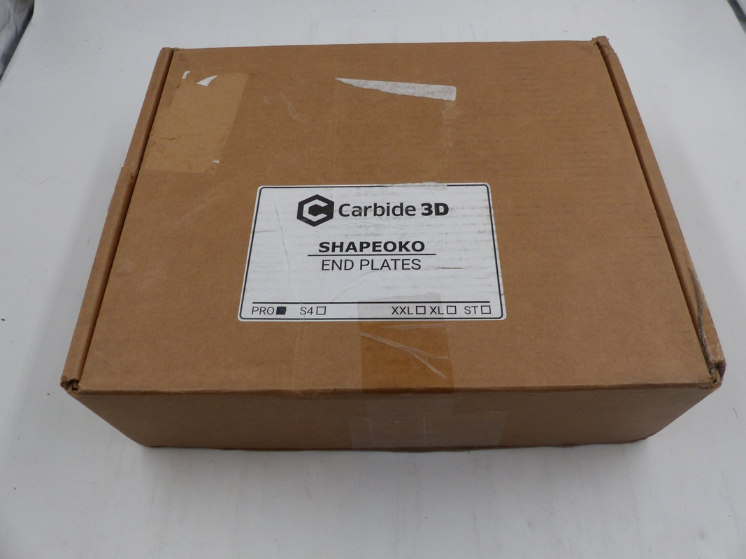 SHAPEKO CARBIDE PRO END PLATES FOR 3D PRINTER