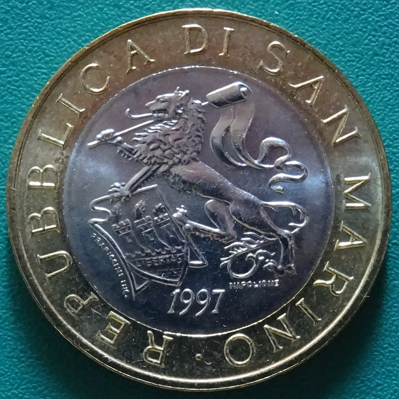 1000 Liras. San Marino (1997) SMR-1000-Liras-1997-anv