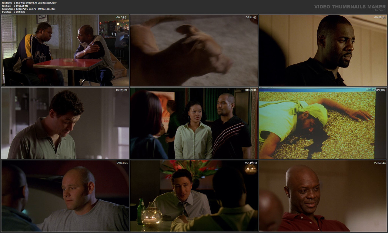 The Wire S03e02 All Due Respect.mkv