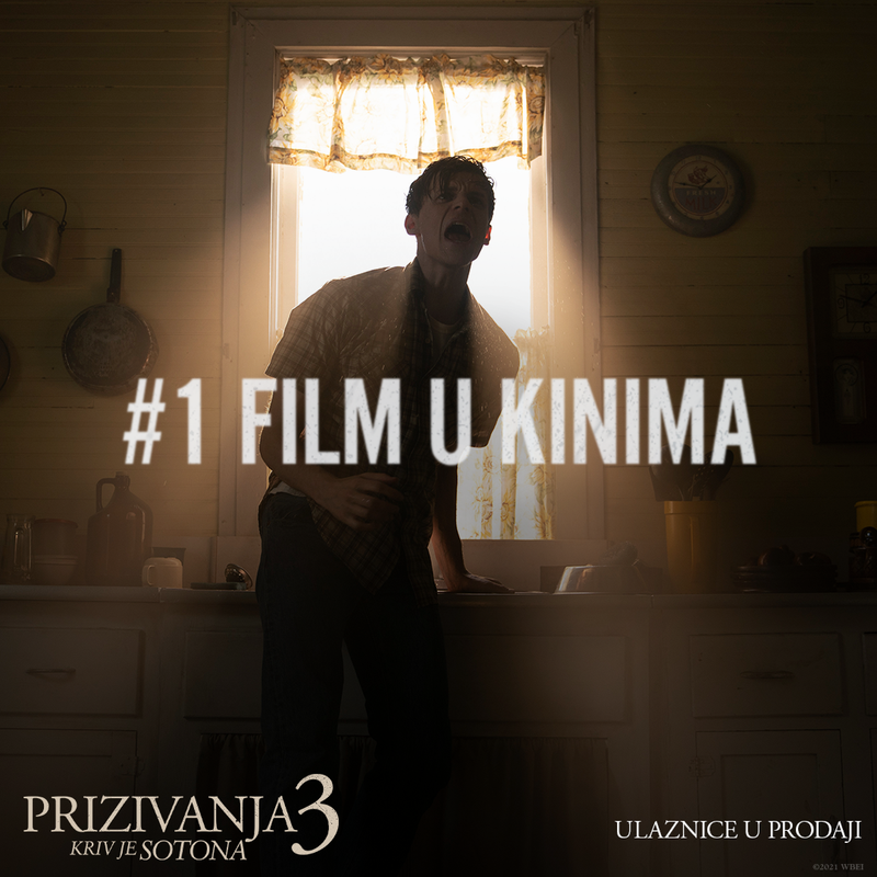 Horor ‘Prizivanja 3: Kriv je Sotona’ najgledaniji film u Hrvatskoj