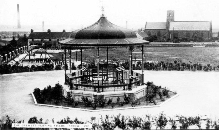 Band-Stand-Drewetts-Park-Early-1900s