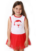 VESTIDO PAPÁ NOEL BORDADO A