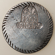 Un Duro 1808. Fernando VII. Gerona PAS5011