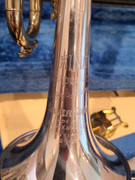 King 1965 Super 20 Silvertone Trumpet DB sn 414124 (7)