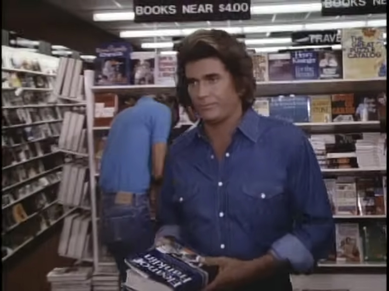 Actor Michael Landon in Highway To Heaven