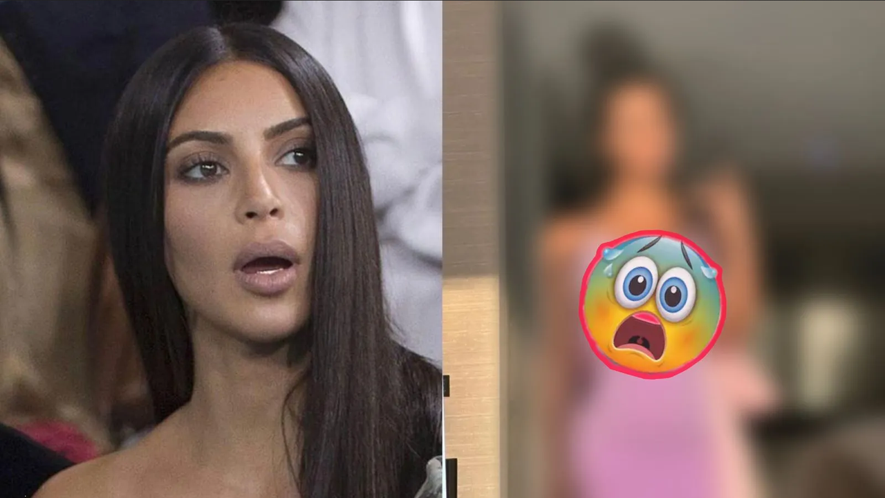 Horroriza selfie de Kim Kardashian por su rara silueta