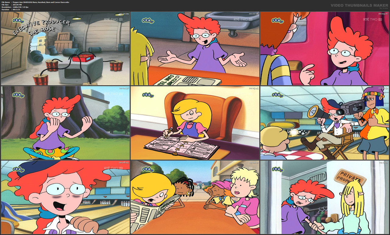 Pepper Ann S04E01E02 Burn, Hazelnut, Burn and Career Daze.mkv