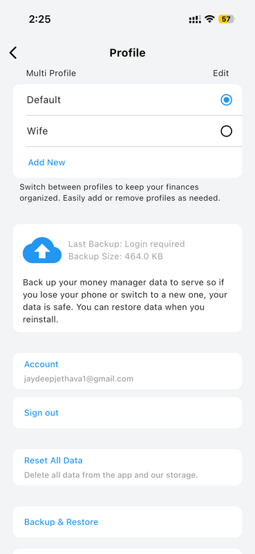 View Your Last 3 Backups