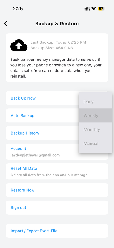 Flexible Automatic Backup Schedules