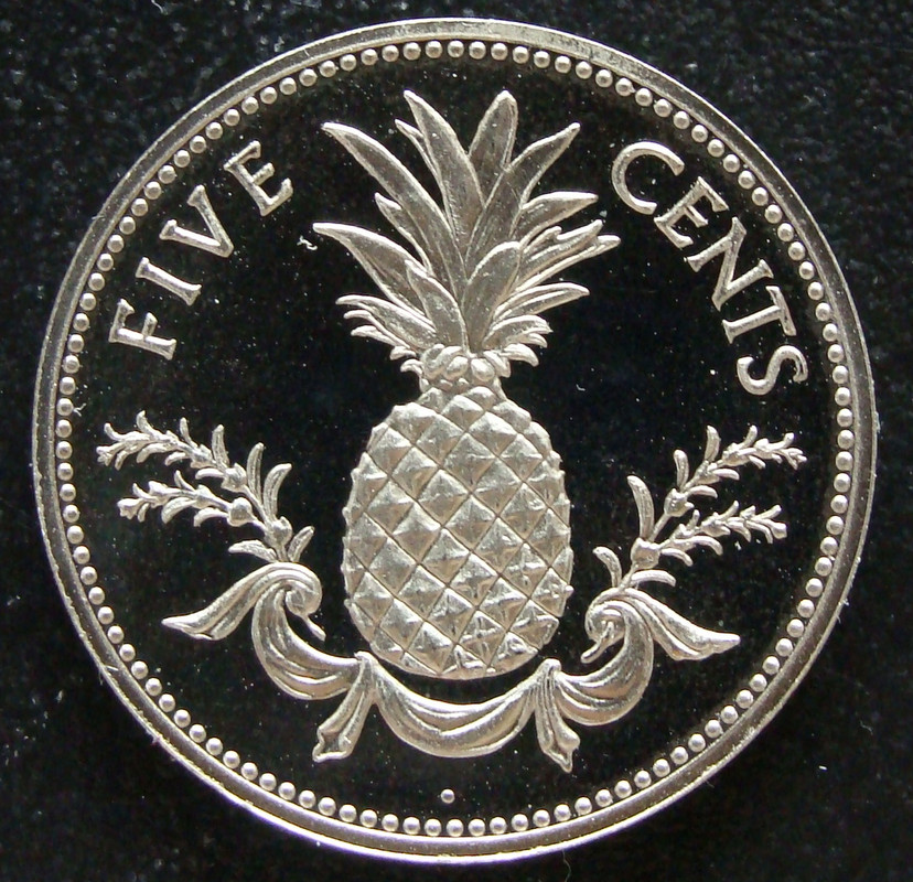 BAH. 5 Centavos Dólar (1989) - rev