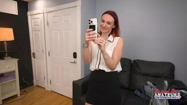 BrandNewAmateurs - Katie Strong - Ginger MILF Gets LOUD In Modeling Audition!
