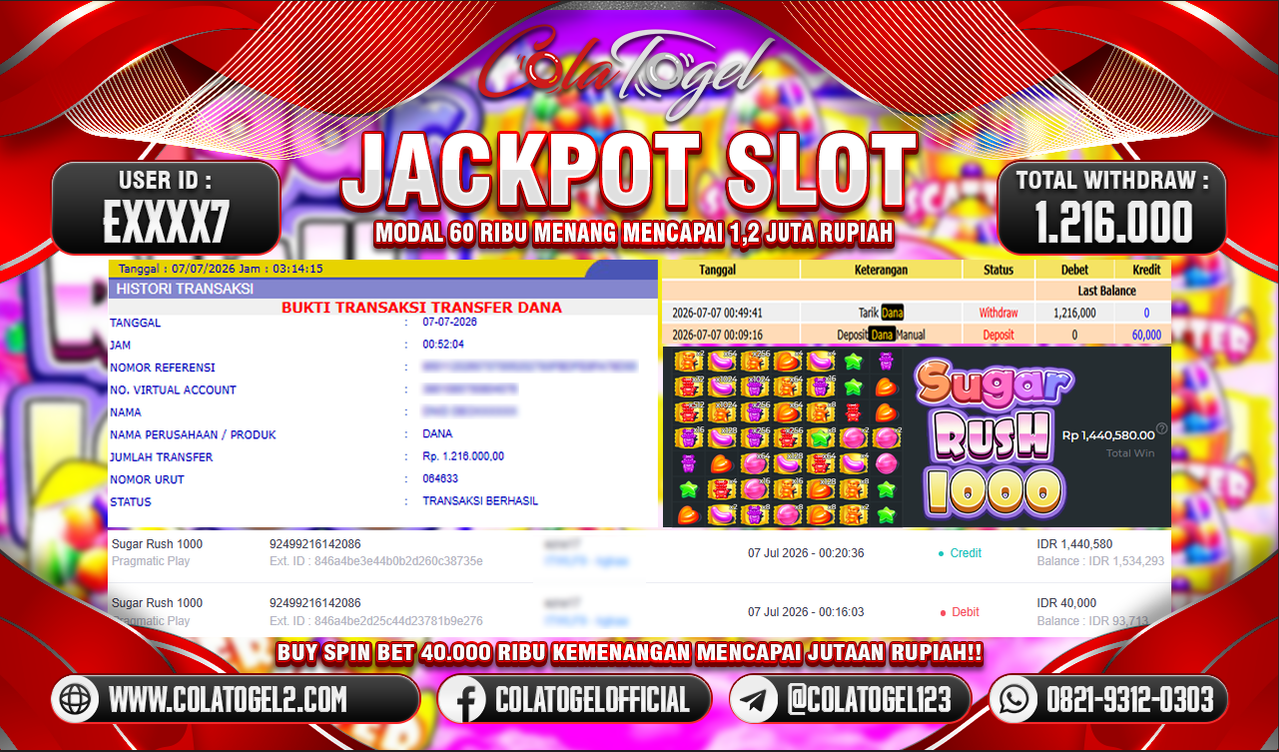 JACKPOT SLOT GACOR!!