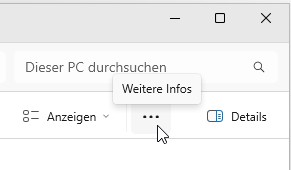 Windows Explorer Dot menu