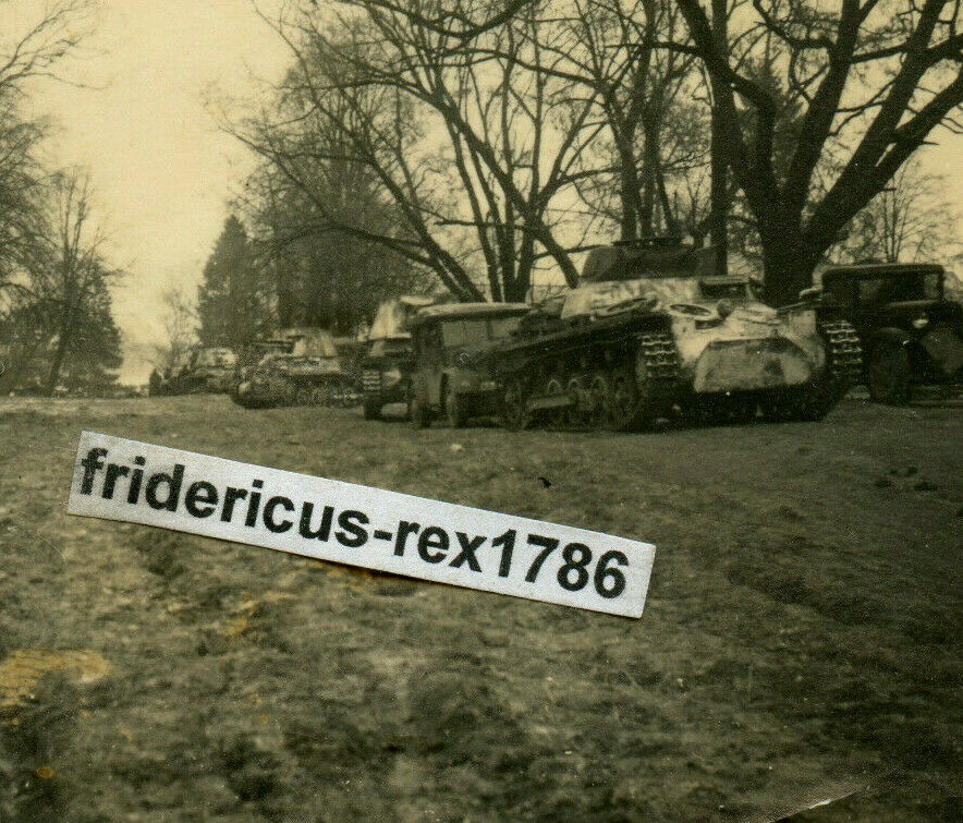 Foto Ostfront Smolensk HKL Panzer Tank Panzerjäger I PaK Selbstfahrlafette
