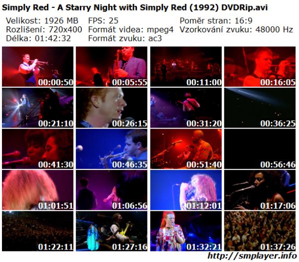Simply Red - A Starry Night with Simply Red (1992)