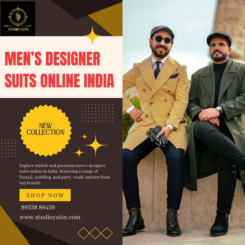 Men s designer suits online India