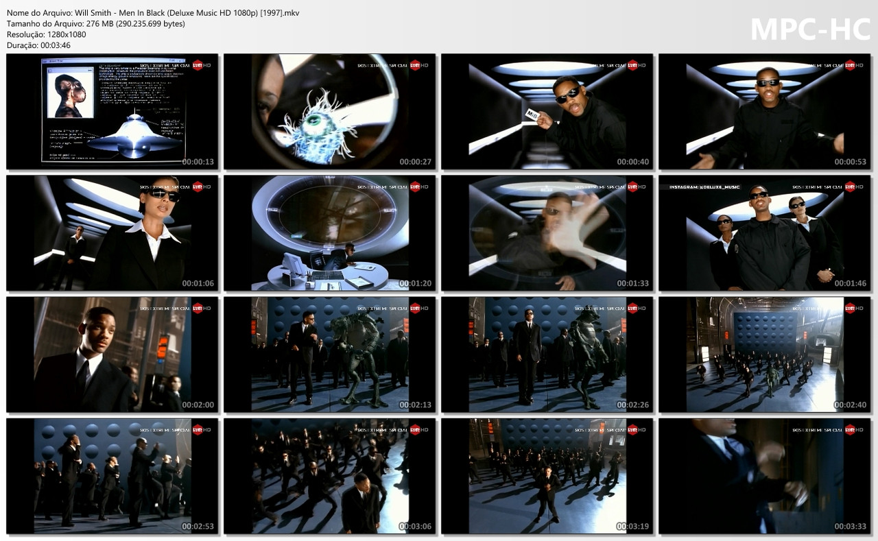 Will Smith - Men In Black (Deluxe Music HD 1080p) [1997]