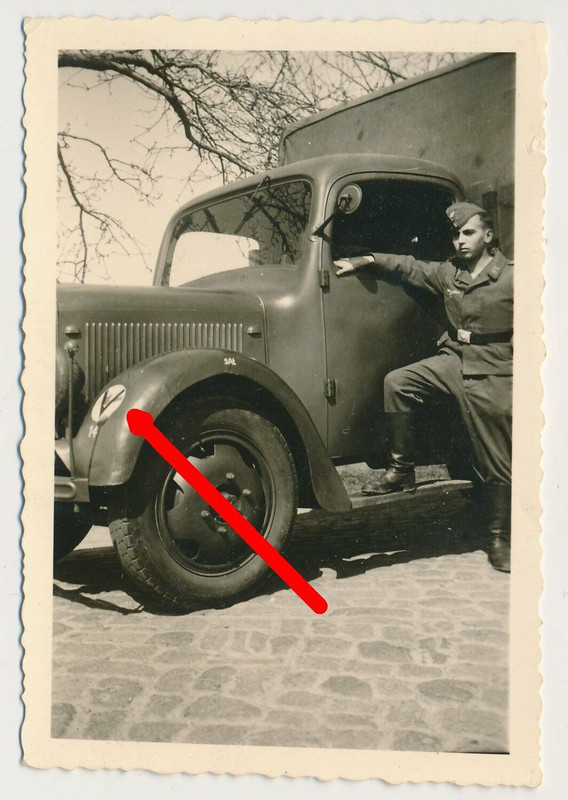 Fotos, Mercedes Benz Lkw Typ L 3000, Maling Kennung, Luftwaffe (2)