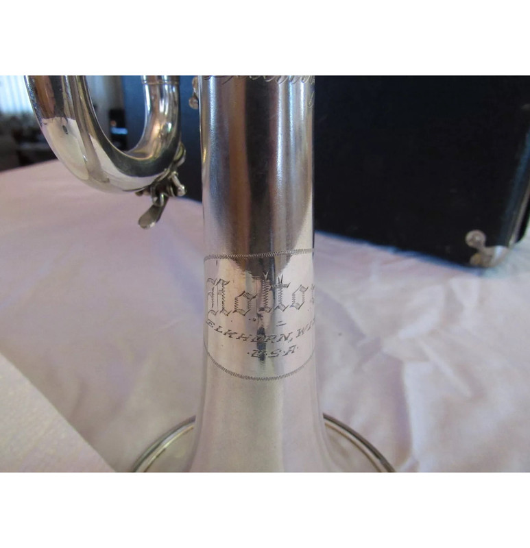 Holton 1936 Model 34 Resotone trumpet sn 119925 (4)