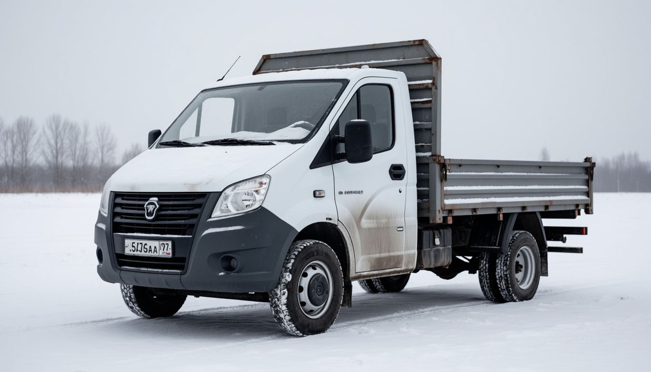 Вывоз снега ГАЗелью