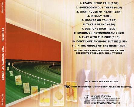 Triumph - The Sport Of Kings / Edge of Excess  (1986/1992) [Japan Reissue 1995/1993]  Lossless+MP3