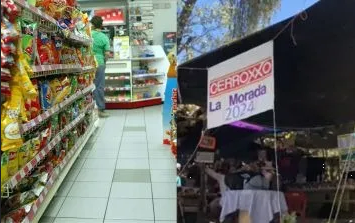 Desata furor en internet la sucursal más alta de OXXO, está ubicada en un cerro