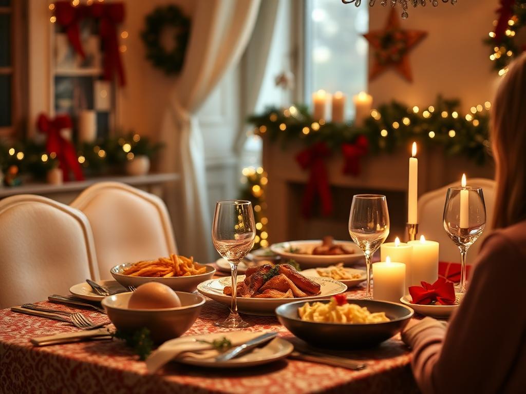 What is the menu for Christmas dinner